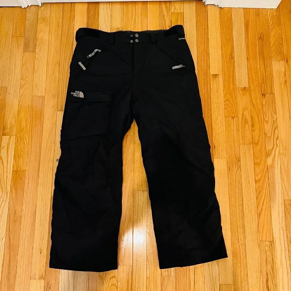 North Face Hyvent Snowboard Pants Men's Size Large Pockets Ski